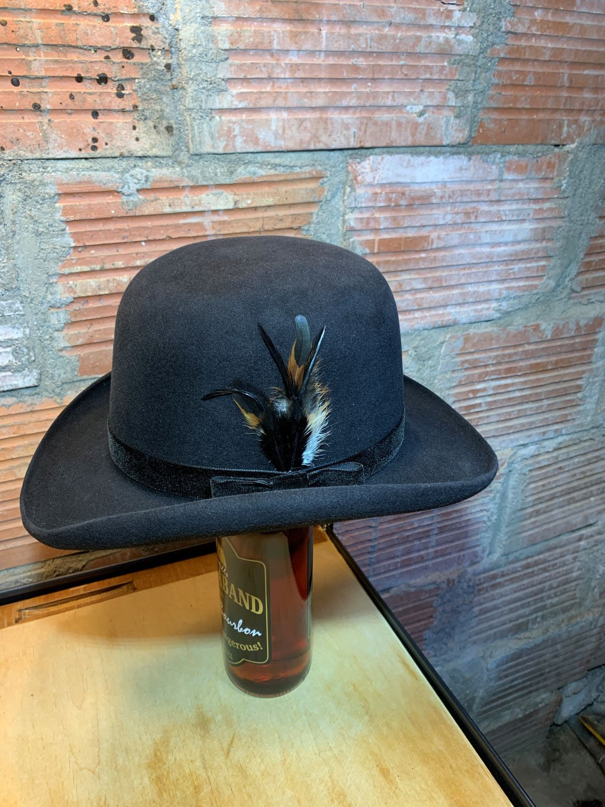 OLDCROW フェドラハット ボルサリーノ ヴィンテージ フェドラ ハット【Borsalino
