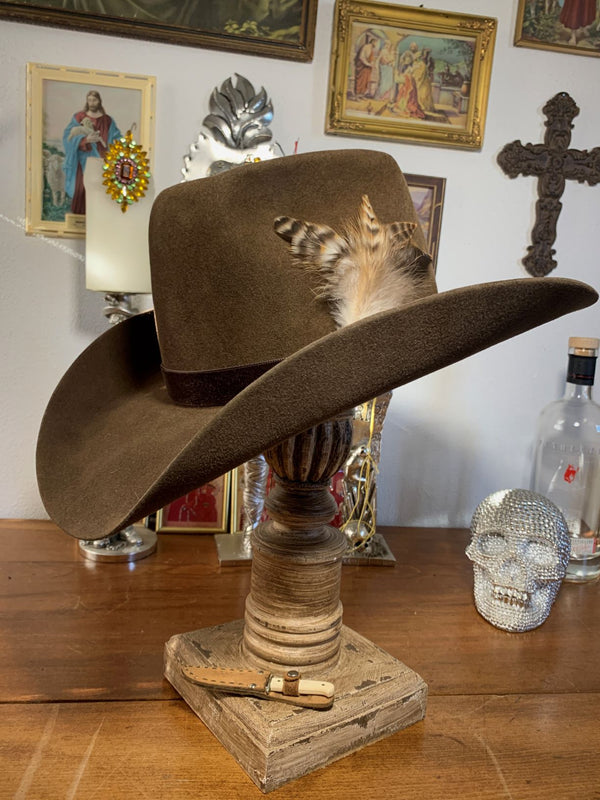 Black Hills 605 Ds' South Dakota Plains Chinchilla Handmade Hat