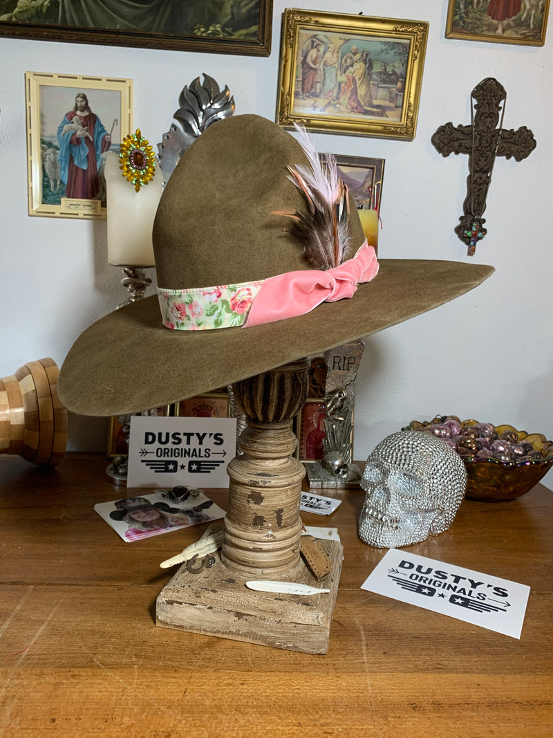Black Hills 605 Slim Buttes Campaign Chinchilla Handmade Hat