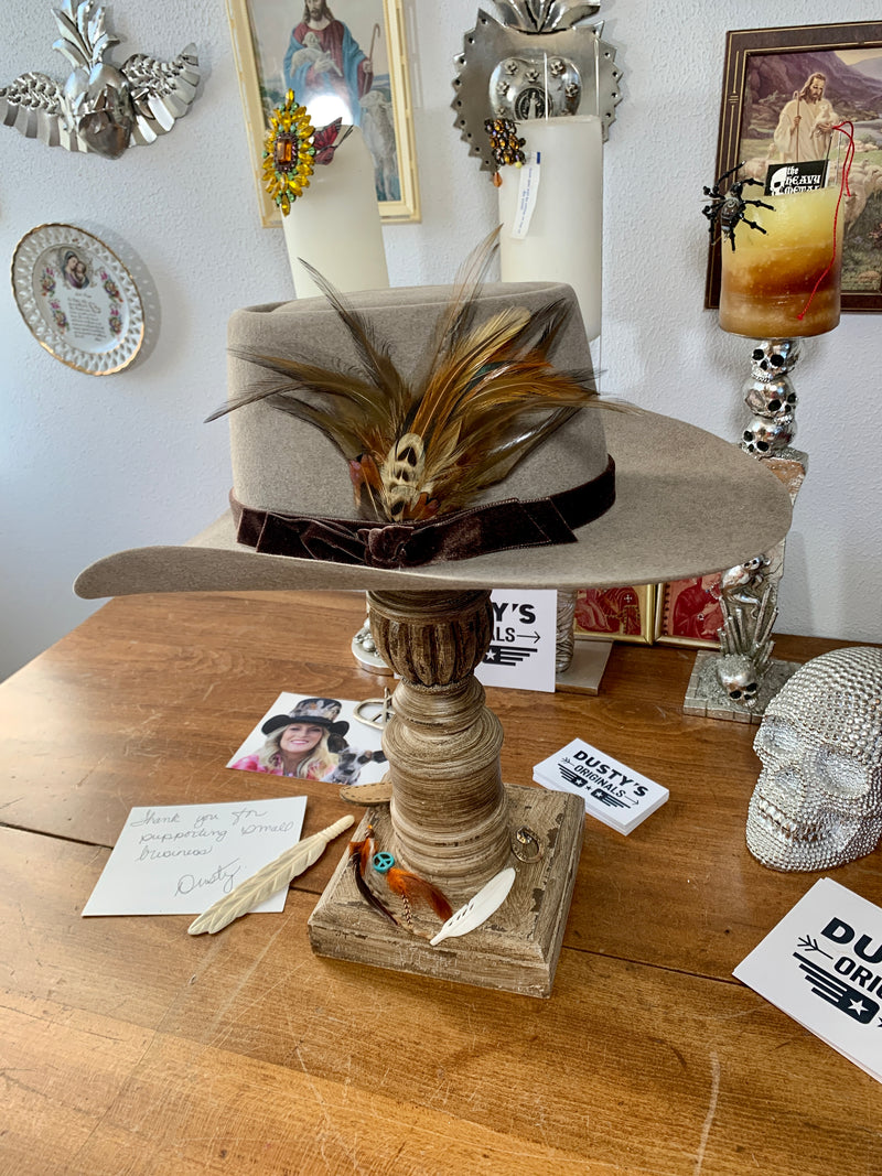 Black Hills 605 Wild West Chinchilla Handmade Hat