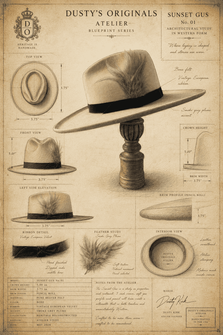 Sunset Gus Custom Hat Blueprint